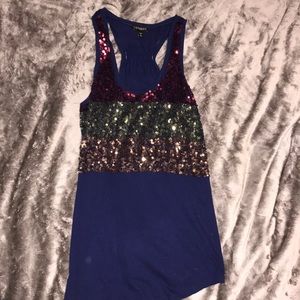 EXPRESS SEQUIN TANK